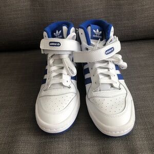 Adidas Forum Mid Blue/White Leather
